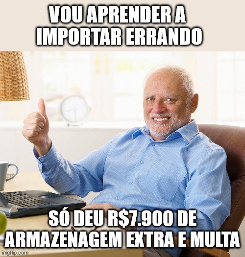 multa na importação